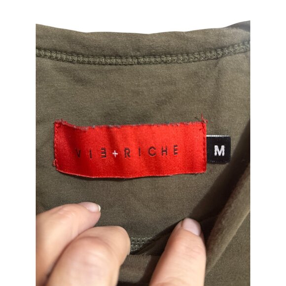 Vie+Riche Mens Color Block T-Shirt M Multicolor Cotton Casual - Picture 4 of 4